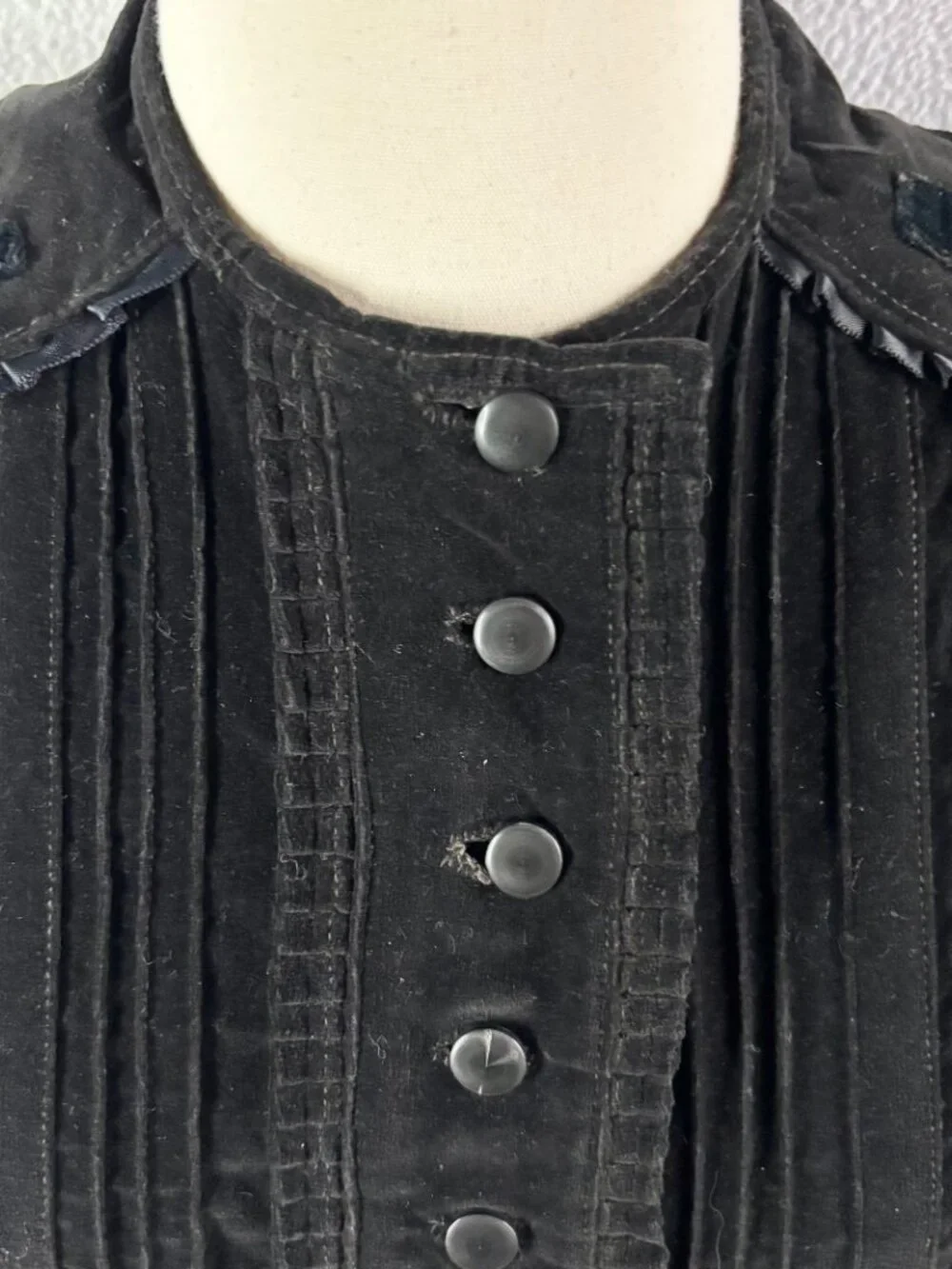 Szeki Hungarian Transylvanian Handmade Folk Jacket with Peplum - Picture 2 of 13